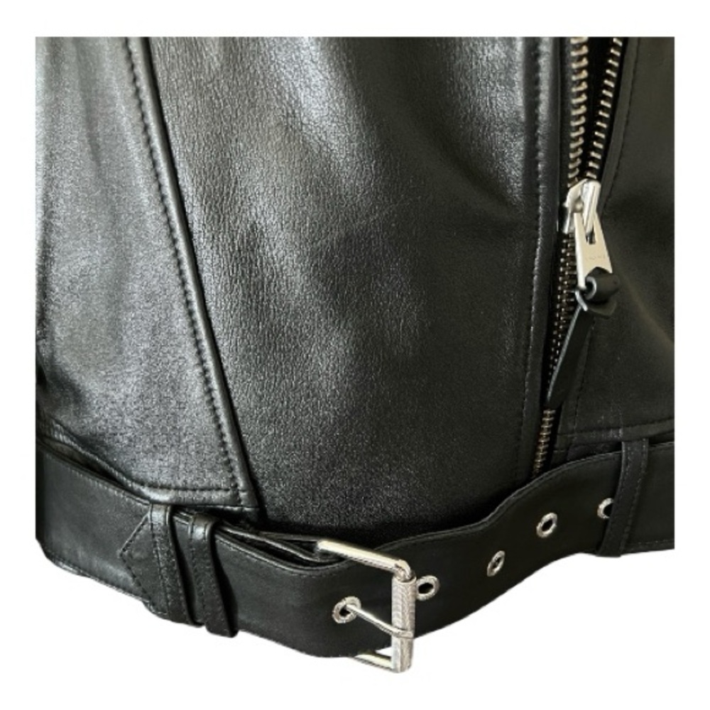 🖤Authentic Mackage Black Leather Moto Jacket (Women’s) - Picture 5 of 12